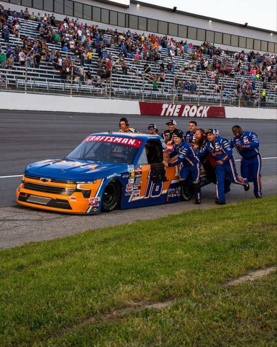 McAnally-Hilgemann Racing driver snaps 130 race winless streak in an old fashioned fuel mileage&nbsp;duel